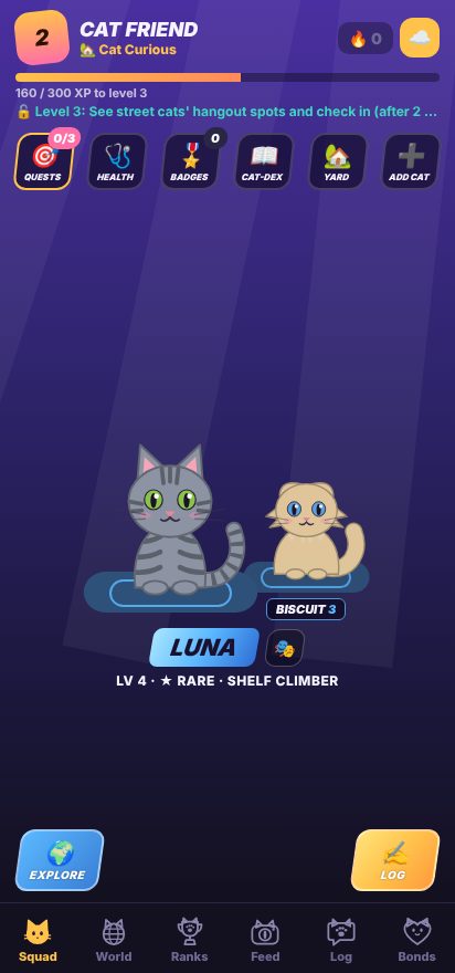 Your cats in the Squad lobby